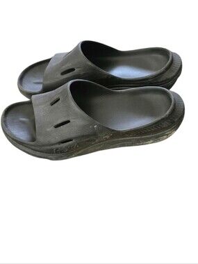 Hoka Ora Recovery Slide Sandal Men's Black Size 12